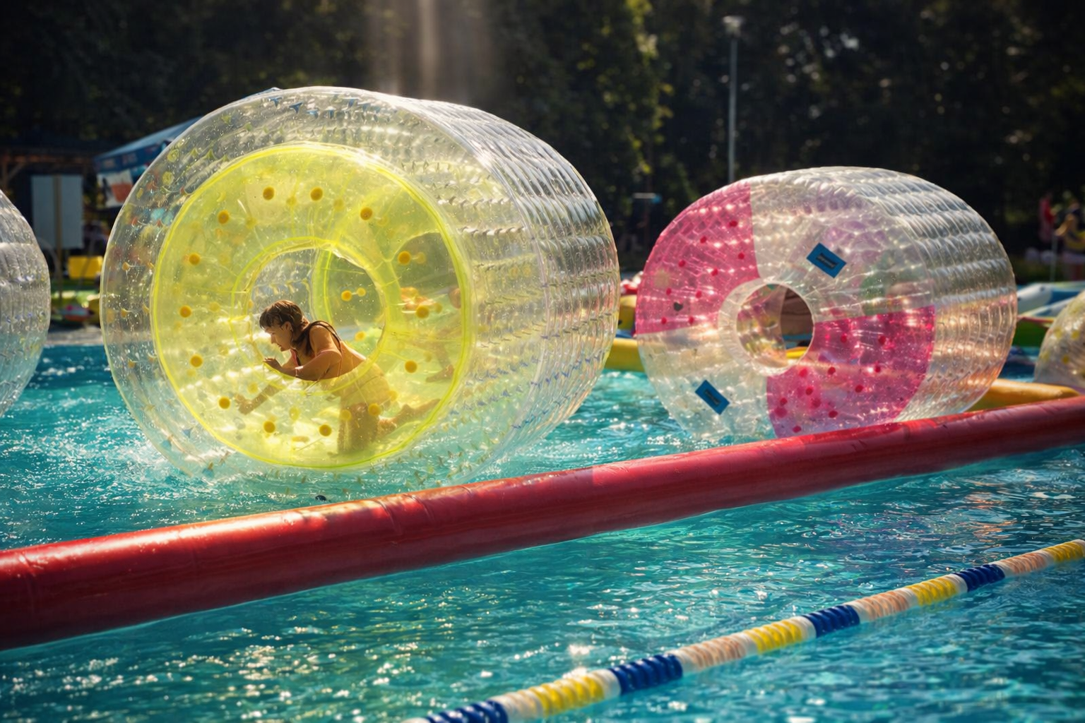 juegos inflables agua